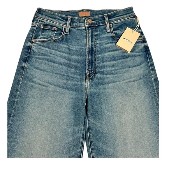 MOTHER The Rambler Zip Flood in Out of the Blue Size 28 NWT - Picture 13 of 16